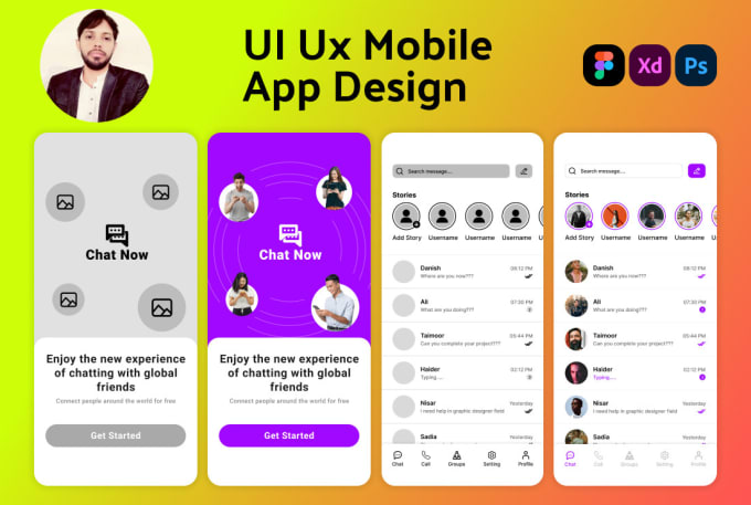 Gig Preview - Design UI UX for your mobile app in figma