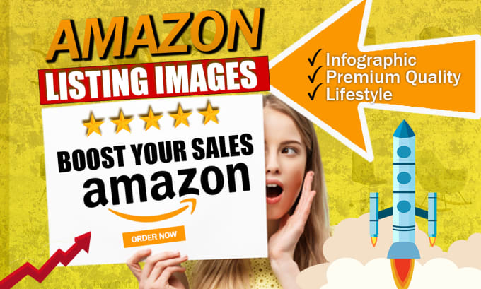 Gig Preview - Design amazon listing images and product photos that convert