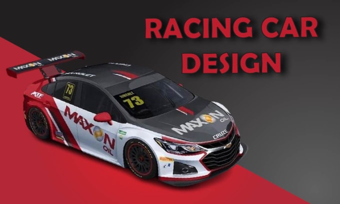 Gig Preview - Do racing car wrap design,  vehicle wrap, car wrap, van wrap