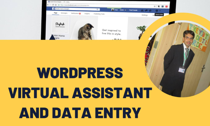 Gig Preview - Be your wordpress website virtual assistant and secretary