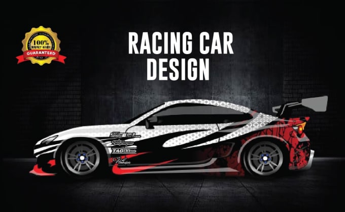 Gig Preview - Design car wrap, racing car, vehicle wrap, van, truck wrap