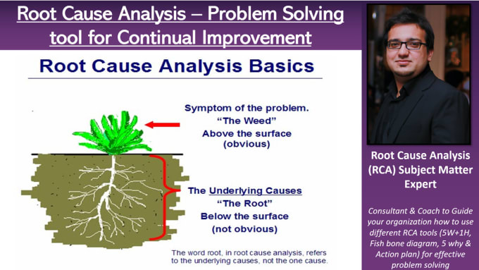 Gig Preview - Do root cause analysis rca for your problem