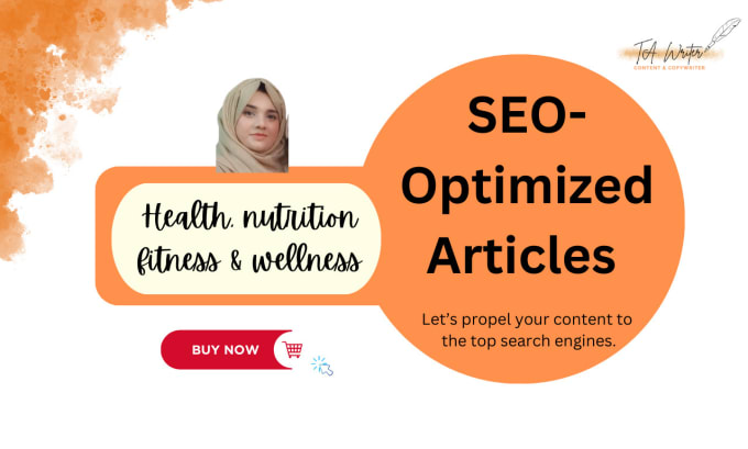 Gig Preview - Write seo optimized health, nutrition, and wellness articles