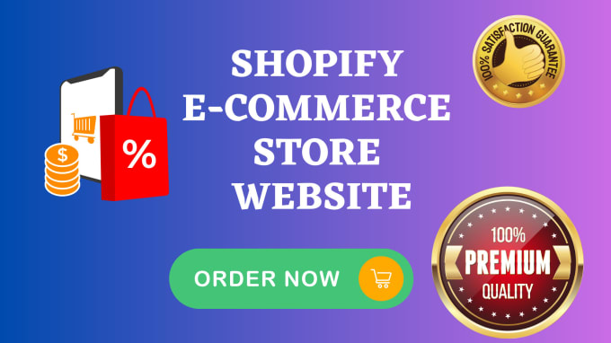 Gig Preview - Develop shopify ecommerce store website