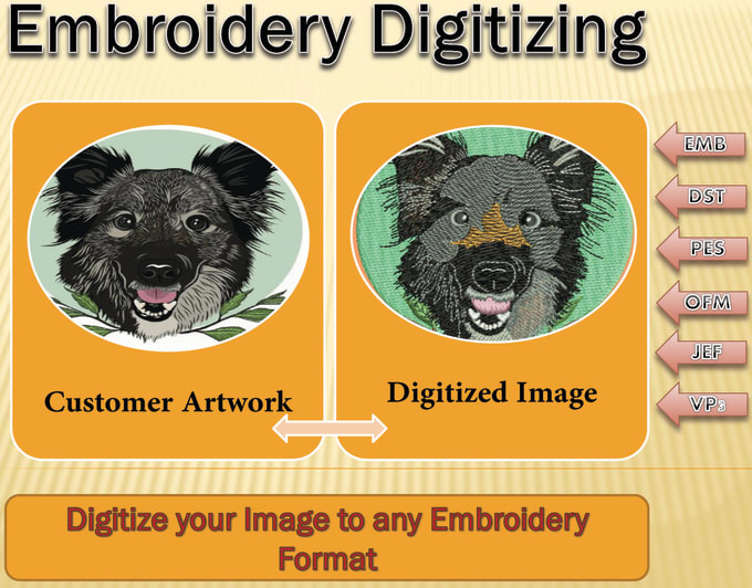 Gig Preview - Do quality embroidery digitizing in just few hours with in all formats