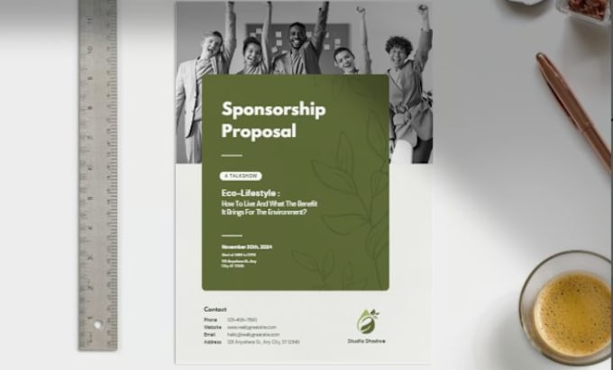 Gig Preview - Design sponsorship proposal or fundraising proposal