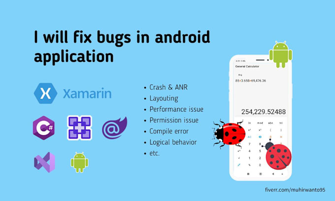 Gig Preview - Fix bugs in existing xamarin or maui app or web application