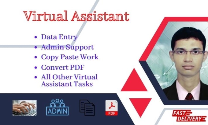 Gig Preview - Be your personal virtual assistant and admin support