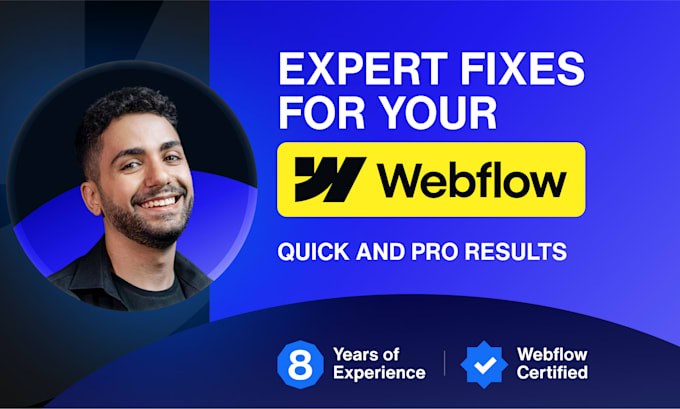 Gig Preview - Expertly fix webflow bugs, site responsiveness issues, finsweet and more