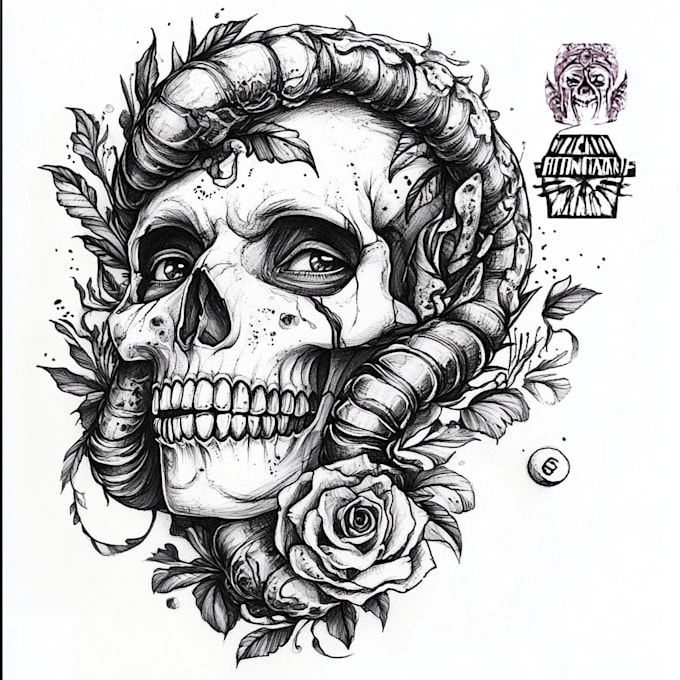 Gig Preview - Make special, unique cover up tattoo design for you