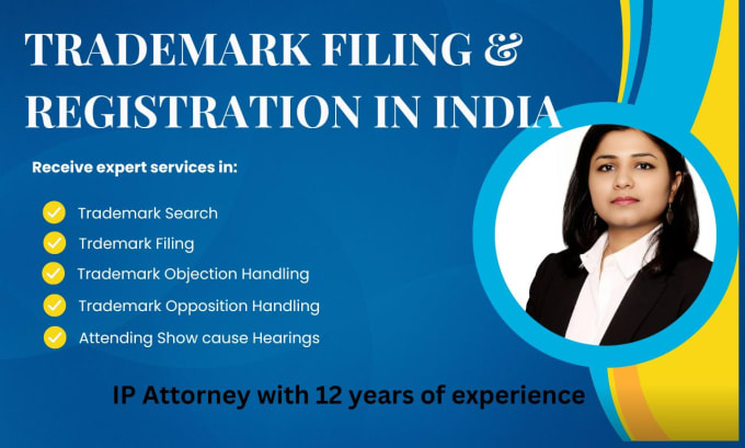 Gig Preview - Register trademark application in india