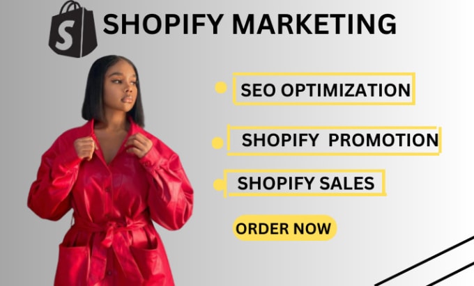 Gig Preview - Promote shopify store shopify marketing sales funnel shopify store promotion