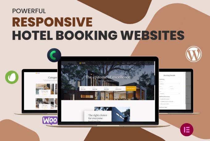 Gig Preview - Build hotel booking and travel website