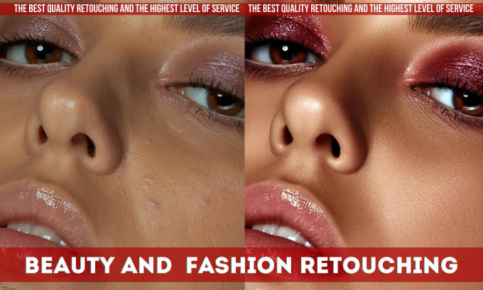 Gig Preview - Do skin retouching high end beauty photo