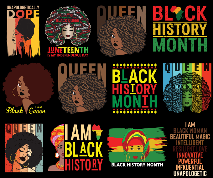 Gig Preview - Do custom african american t shirt and black history t shirt design