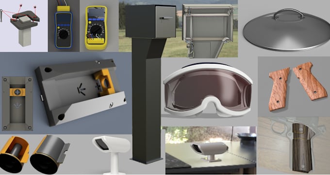 Gig Preview - Do custom industrial design, prototyping, 3d printing, cad, cnc machining