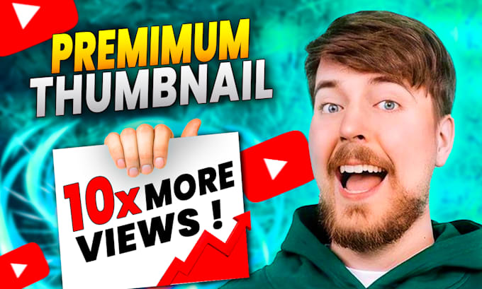 Gig Preview - Design attractive eye catchy youtube thumbnail