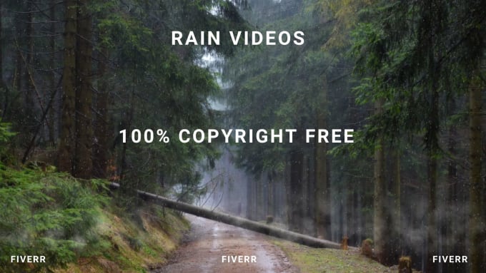 Gig Preview - Make 3hour HD relaxing rain thunder and nature sounds videos