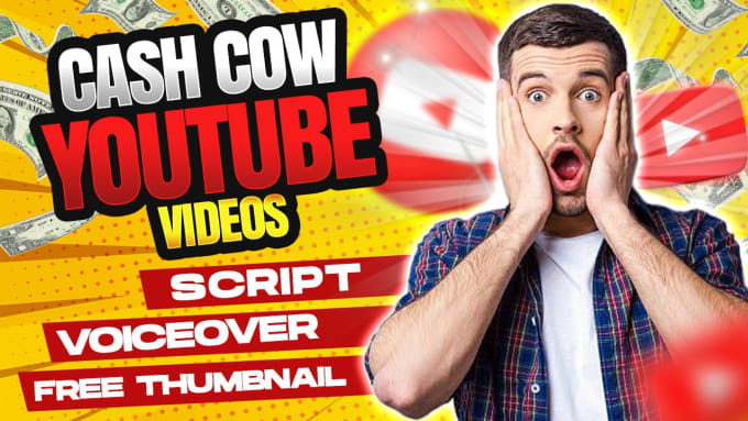 Gig Preview - Make top 10 viral faceless cash cow youtube video editing