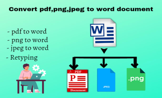 Gig Preview - Convert pdf to word document or retype document