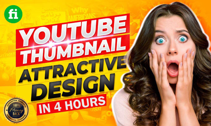 Gig Preview - Design an amazing youtube thumbnail