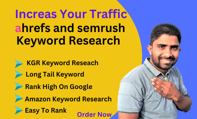 Gig Preview - Do ahrefs and semrush keyword research for SEO