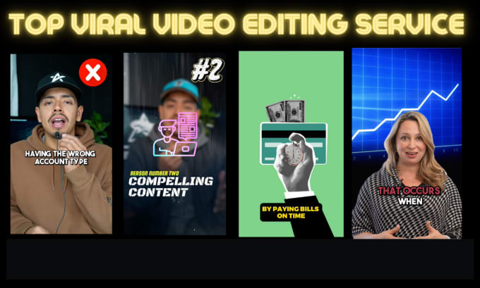 Bestseller - do video editing for your tiktok, instagram reels, youtube shorts podcast