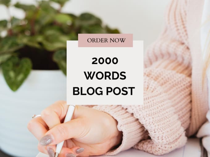 Gig Preview - 2000 words perfect SEO optimized blog post