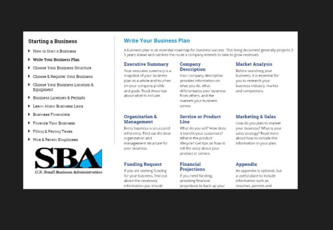 Gig Preview - Prepare sba business plan for loan approval