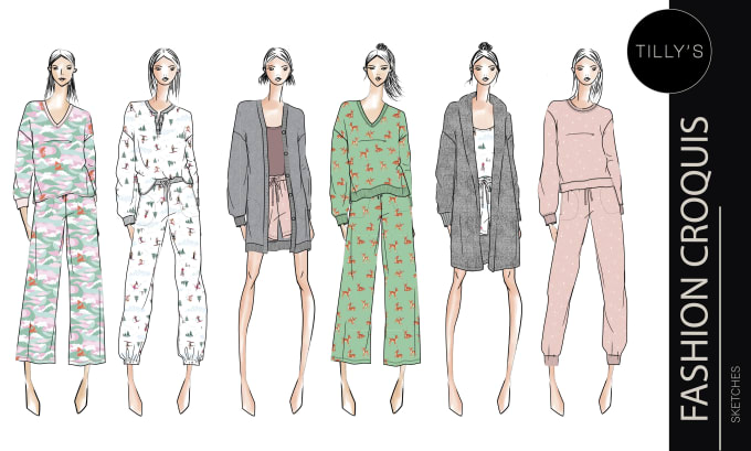 Gig Preview - Create fashion croquis illustration