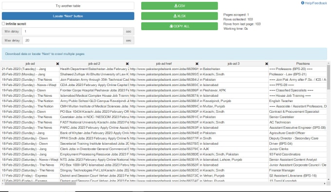 Gig Preview - Do web scraping for any websites