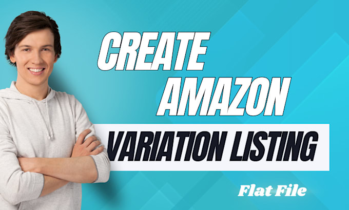 Gig Preview - Create or fix amazon variation listing via flat feed file, fix variation errors