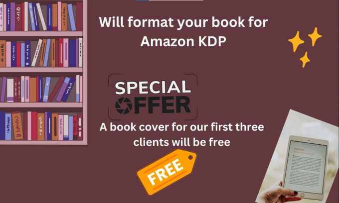 Gig Preview - Do kdp book formatting for amazon kindle with illustrations