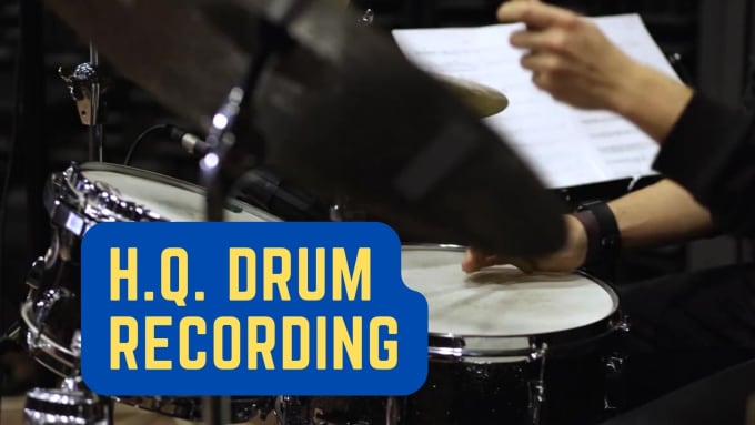 Gig Preview - Record drums for your song