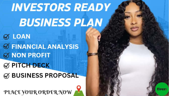 Gig Preview - Craft an investor ready business plan , business plan writer