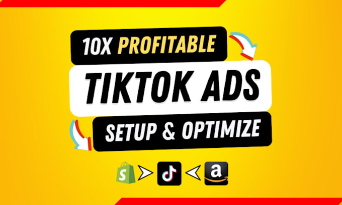 Gig Preview - Run tik tok ads, tik tok ads manager, and tiktok marketing