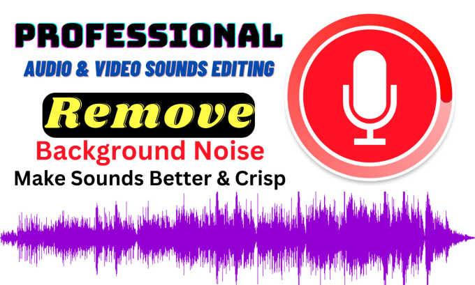 Gig Preview - Clean, convert, bg noise remove, improve clarity and crisp