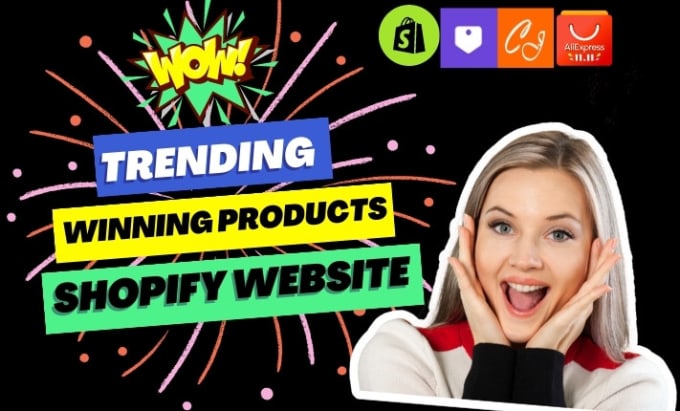 Gig Preview - Create shopify dropshipping website with winning products