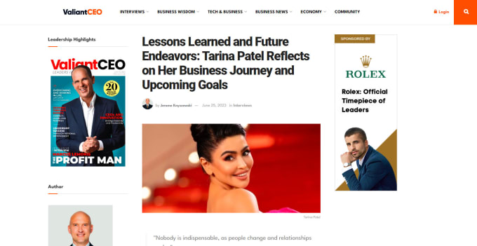 Bestseller - guest post on genius, valiantceo, hardreset apnews, educba