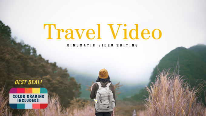 Gig Preview - Edit your travel videos with cinematic editing