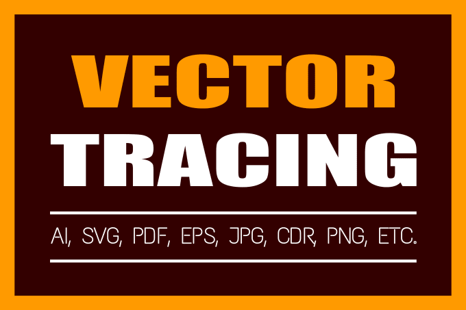 Gig Preview - Vector tracing, vectorize image or logo, convert to vector