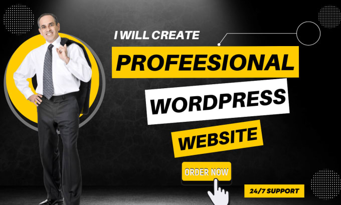 Gig Preview - Build wordpress blog, business website using elementor pro