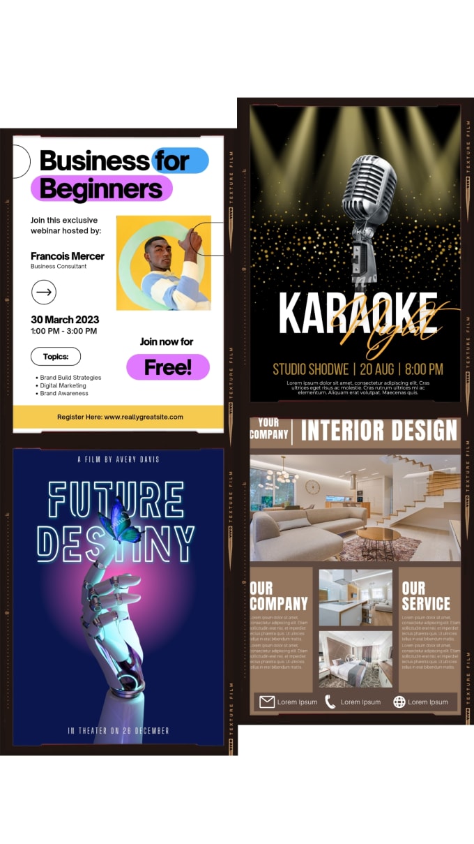 Gig Preview - Design flyers and brochures for your business