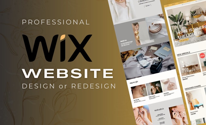 Gig Preview - Design your wix business website, redesign wix website