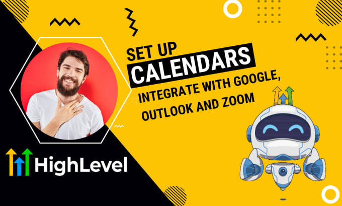 Gig Preview - Integrate google calendar with go high level, outlook, zoom calendar gohighlevel