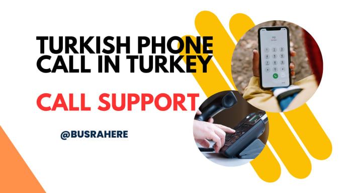 Gig Preview - Make phone calls to turkey in turkish