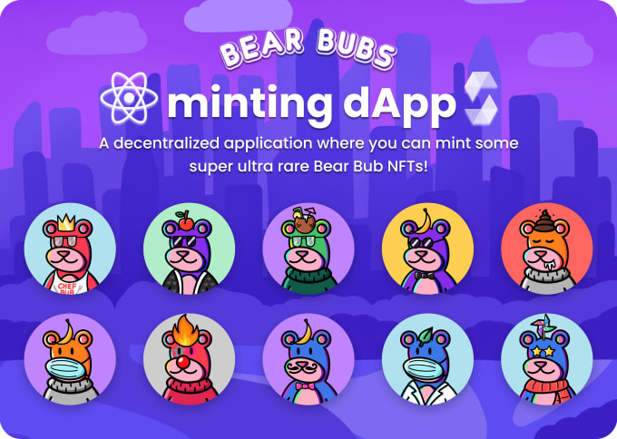 Gig Preview - Develop eth minting dapp, with erc721a smart contract