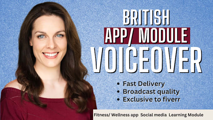 Gig Preview - Record voice over for social media, app or meditation video