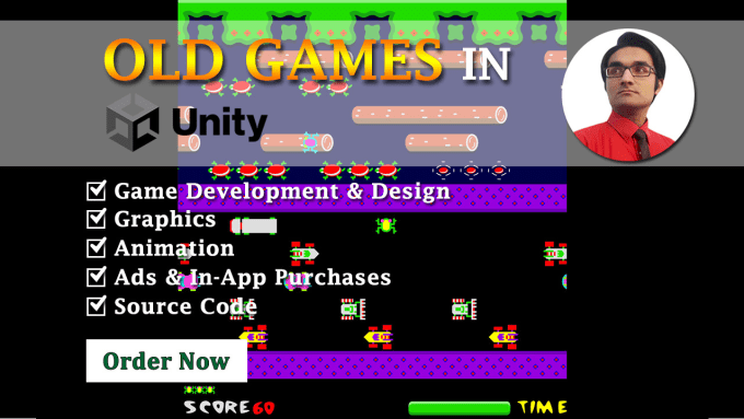 Gig Preview - Create old 1990s games in unity for you