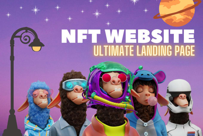 Gig Preview - Create a modern nft website or nft landing page